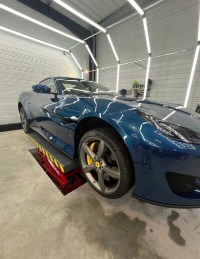 Traitement Céramique sur une Ferrari