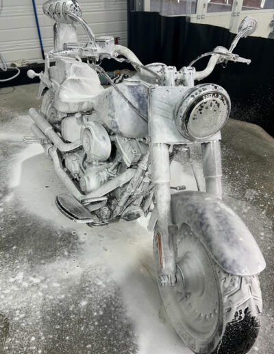 Nettoyage d’une Harley Davidson