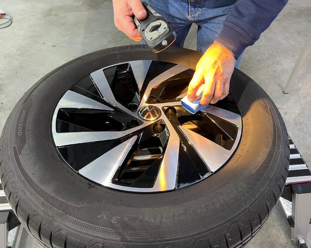 Céramique sur jante